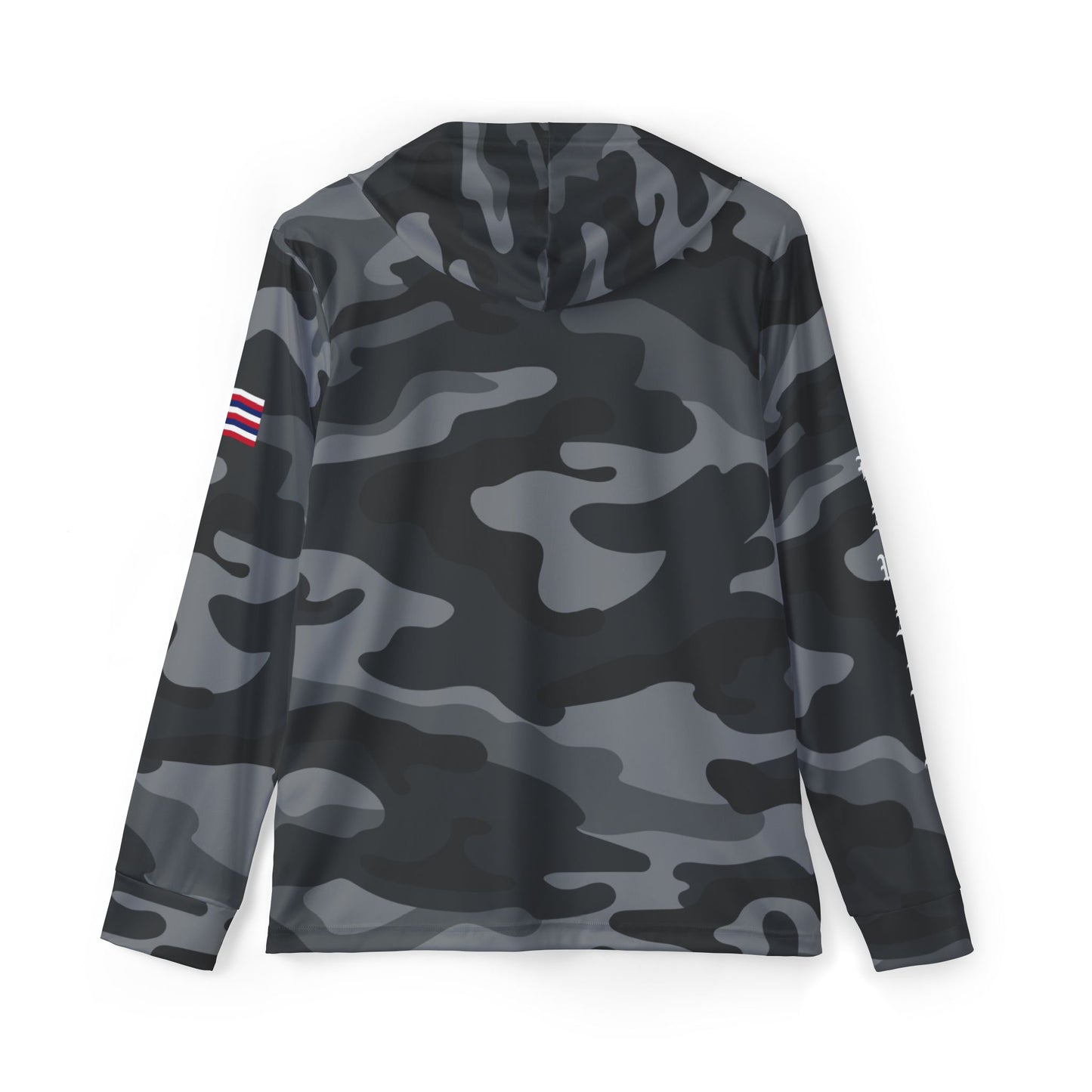 Black Camo Hooded UPF 50+ Sun Shader Shirt