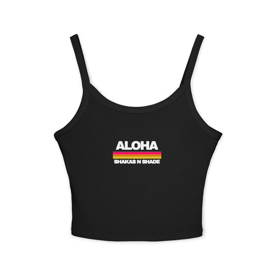 ALOHA Women's Spaghetti Strap Tank Top