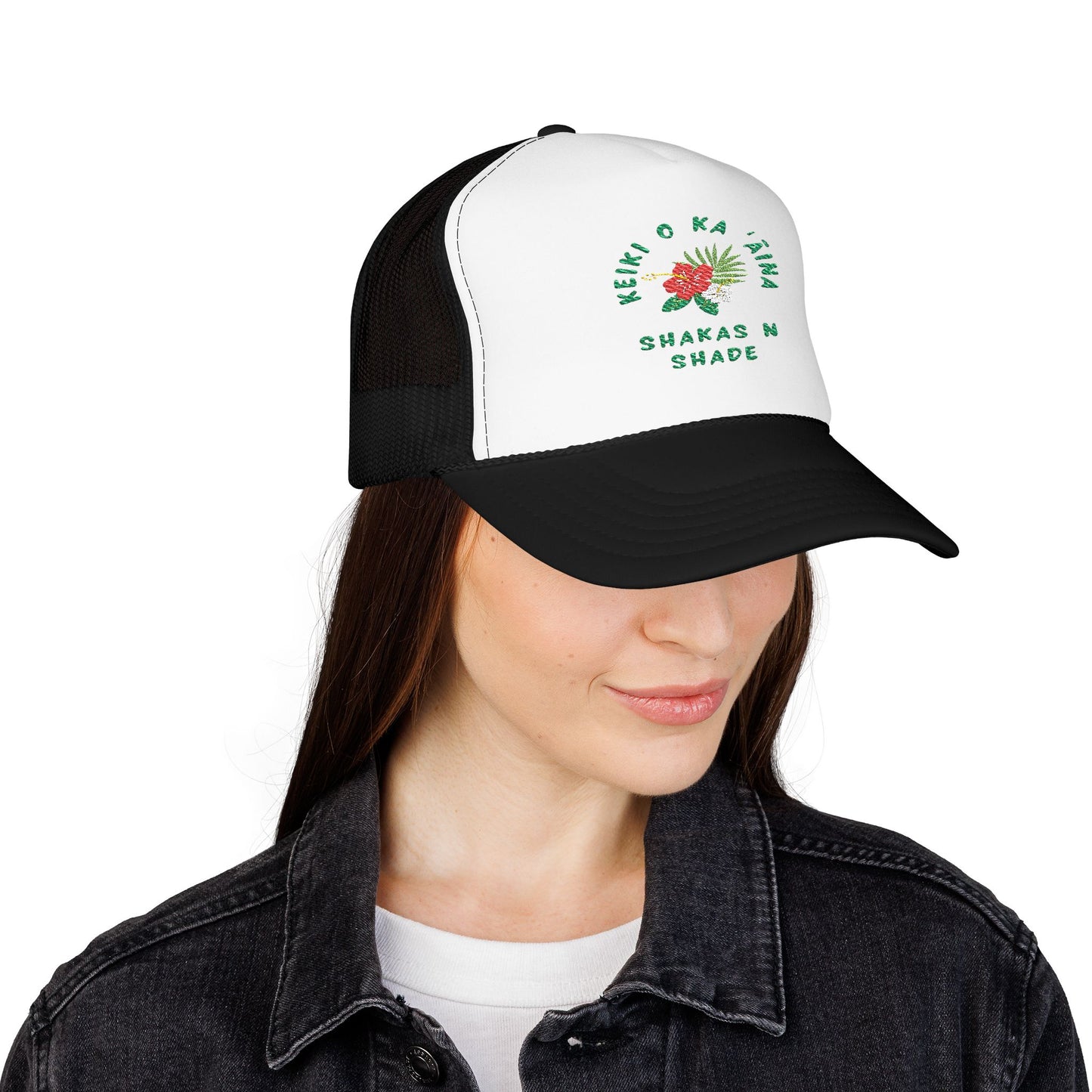 Keiki O Ka ʻĀina Embroidered Foam Trucker Hat