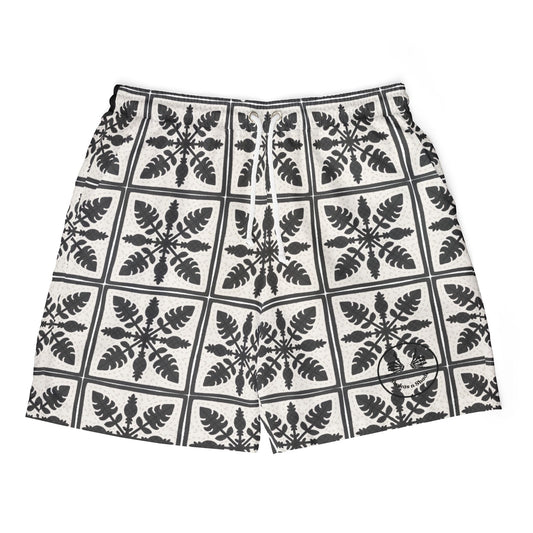 Black Pineapple Quilt Boardshort