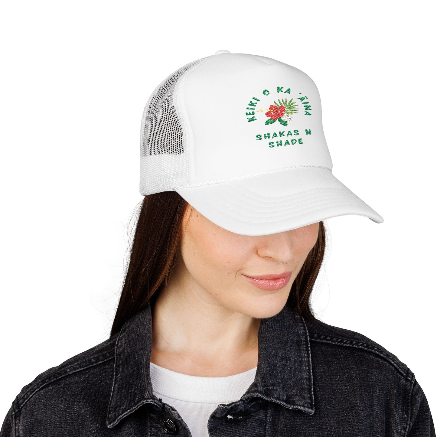 Keiki O Ka ʻĀina Embroidered Foam Trucker Hat