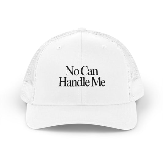 No Can Handle Me Snapback Trucker Cap