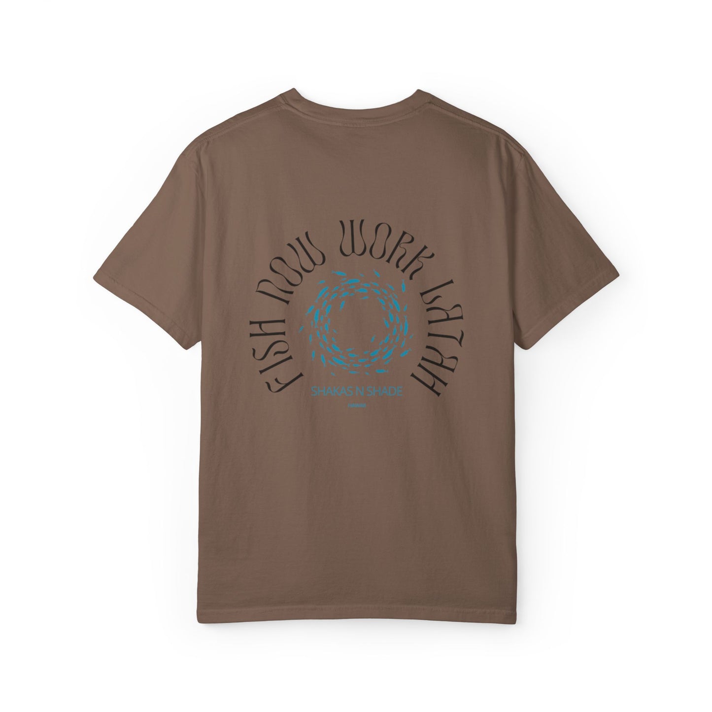 Fish Now Work Latah Mens T-Shirt