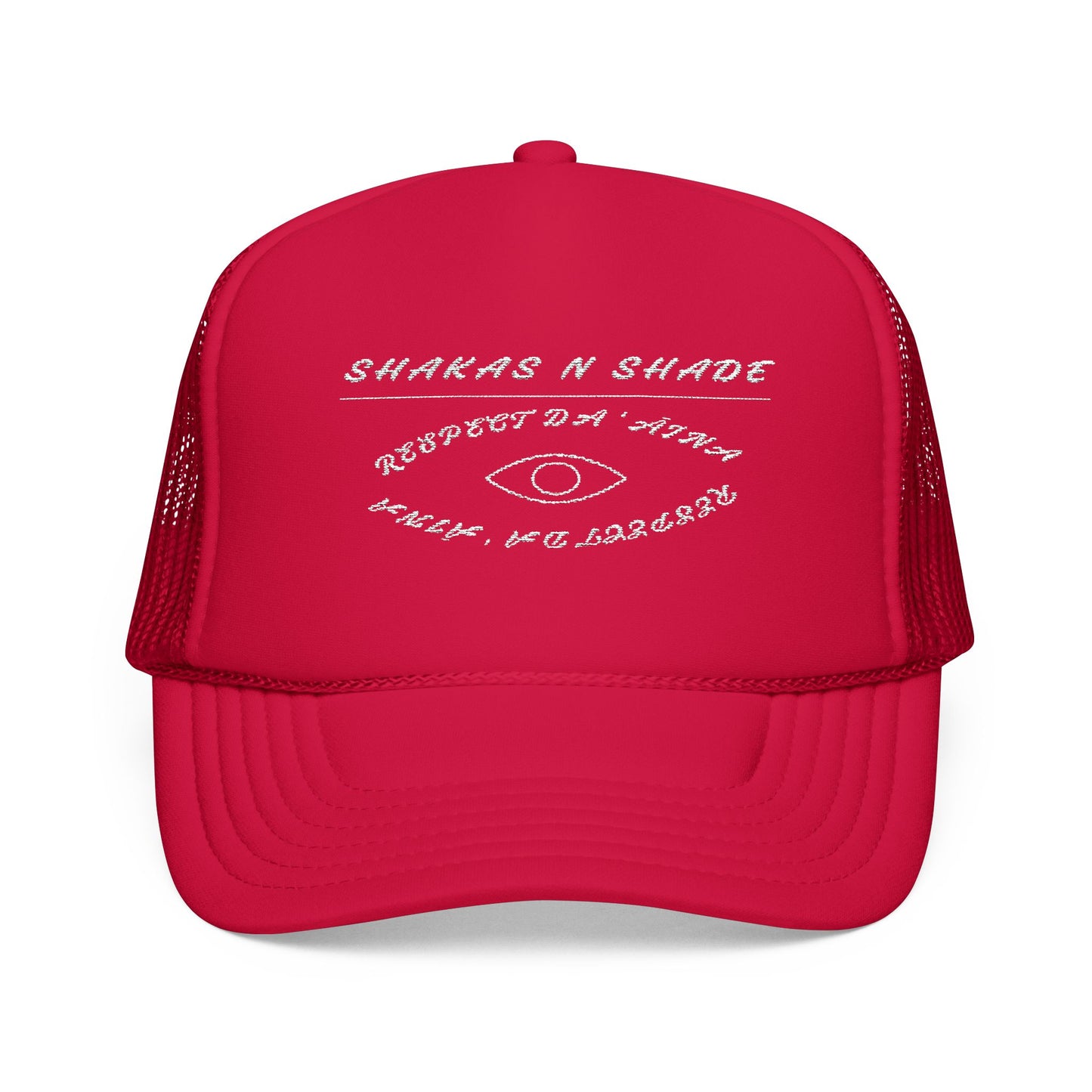 Respect Da ʻĀina Embroidered Foam Trucker Hat