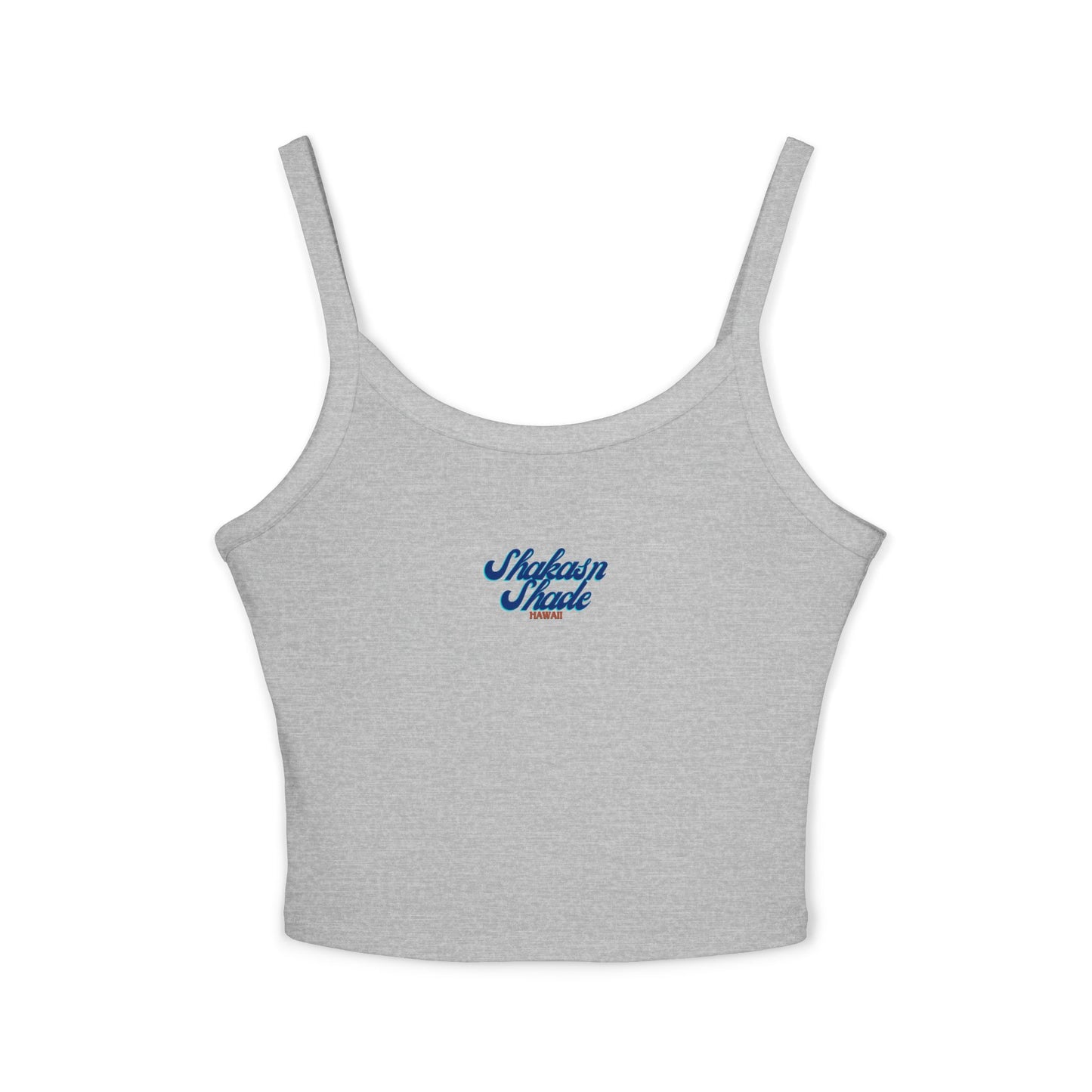 Retro Script Women's Spaghetti Strap Tank Top