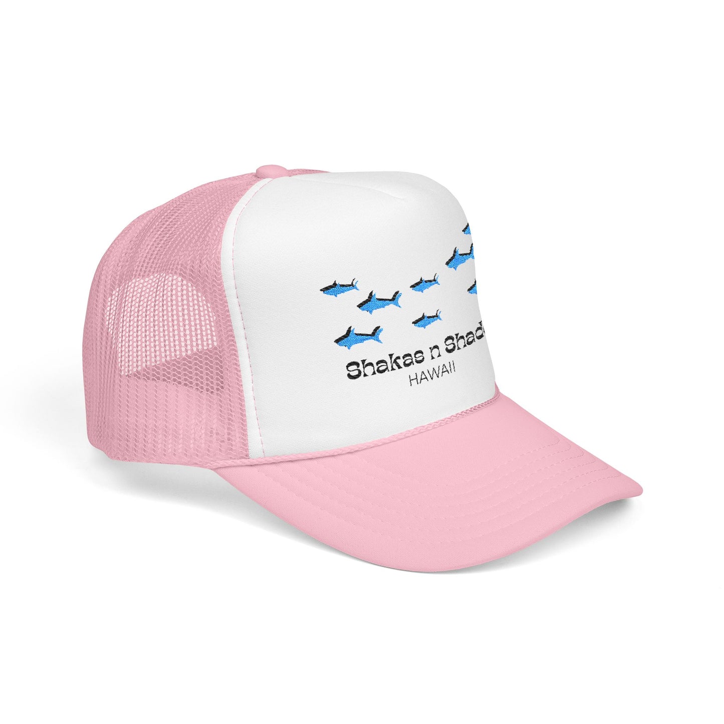 Shark Shadows Embroidered Foam Trucker Hat