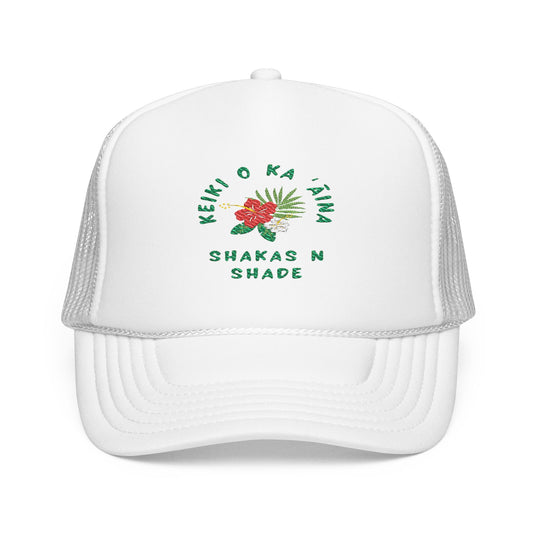 Keiki O Ka ʻĀina Embroidered Foam Trucker Hat