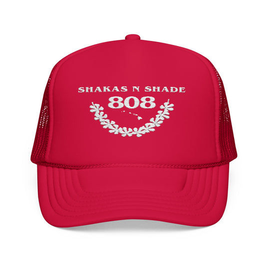 Shakas n Shade 808 Embroidered Foam Trucker Hat