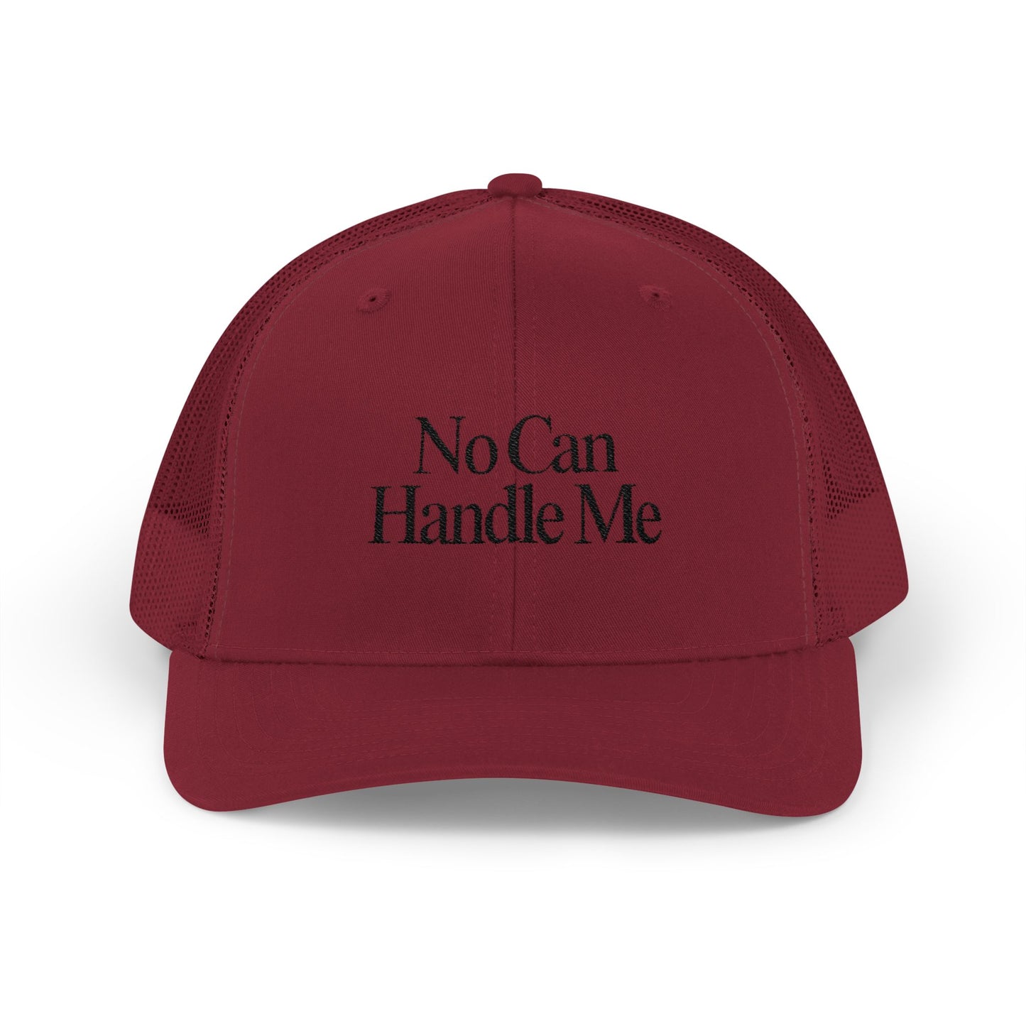No Can Handle Me Snapback Trucker Cap