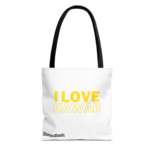 I Love Hawaii Tote Bag