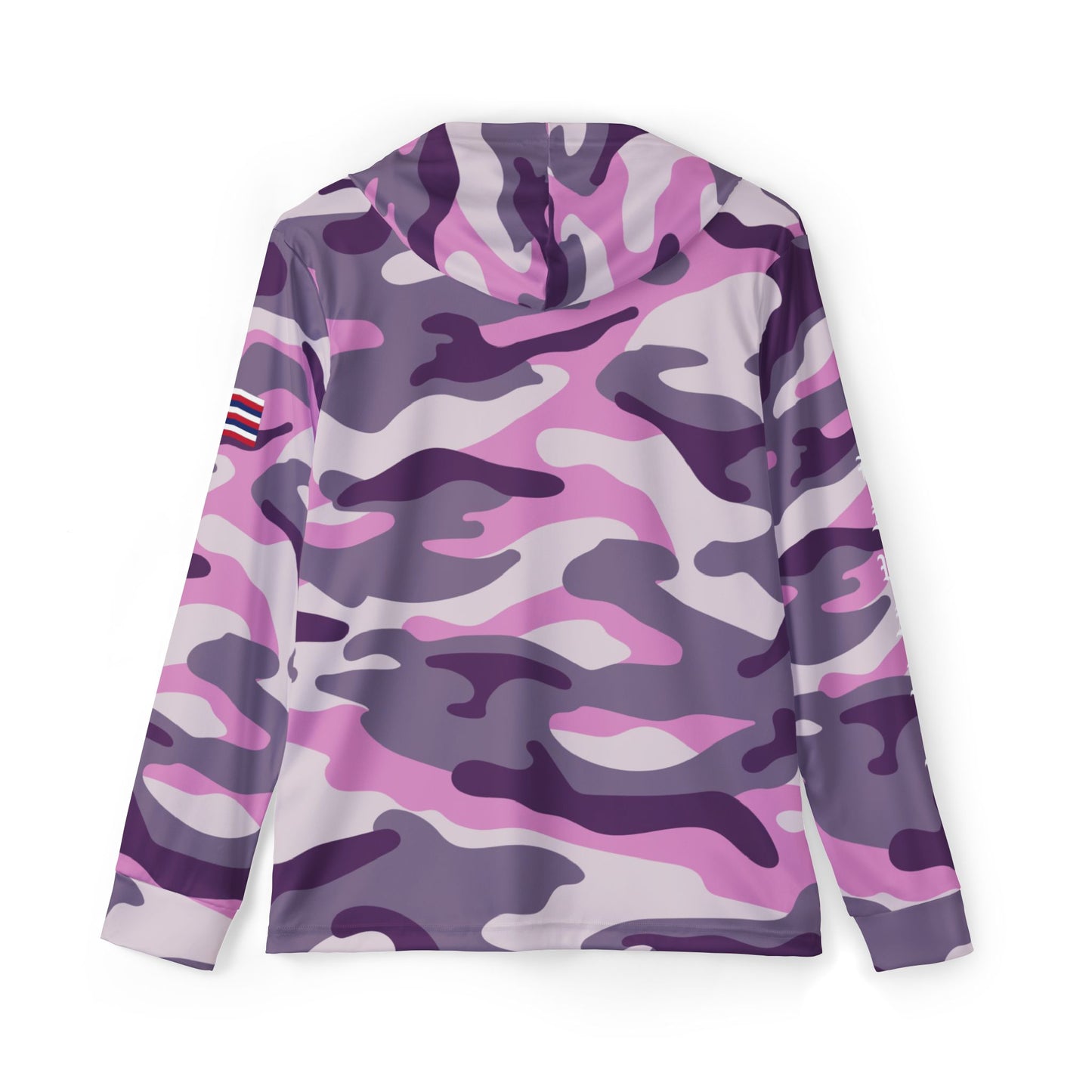 Purple Camo Hooded UPF 50+ Sun Shader Shirt
