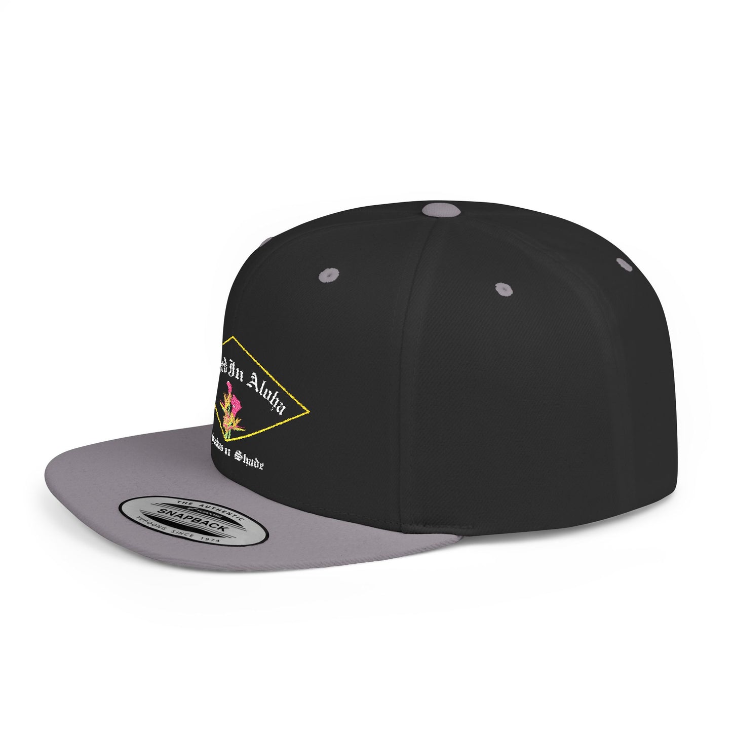 Rooted In Aloha Flat Bill Snapback Cap