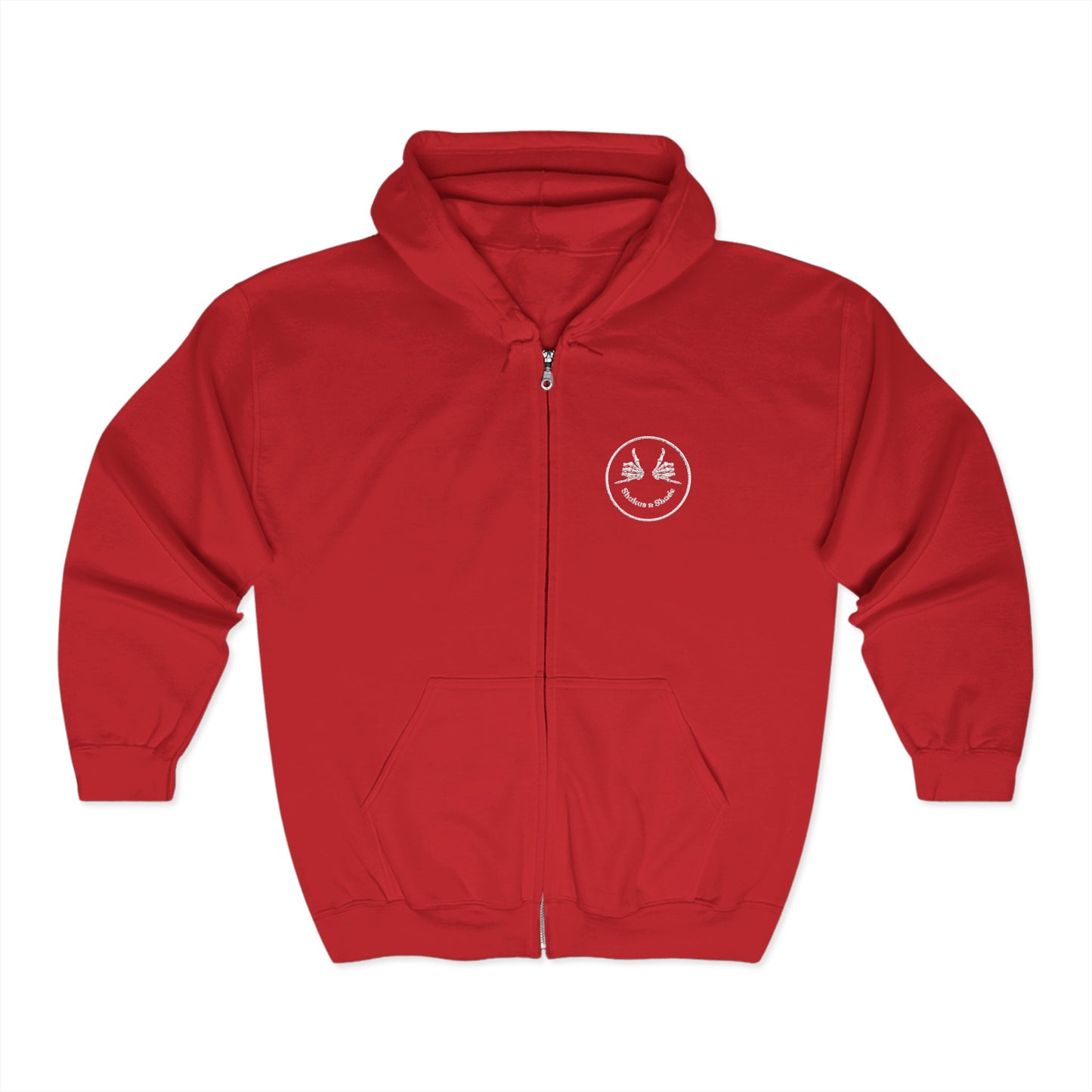Shakas n Shade Heavy Blend Embroidered Full Zip Hoodie