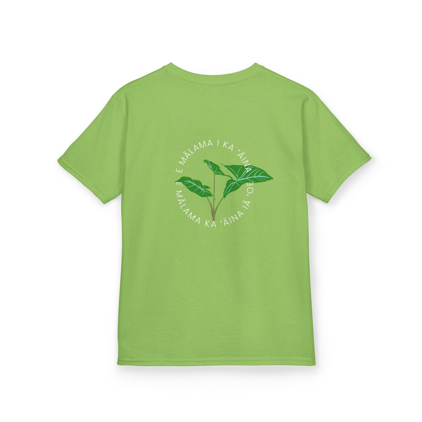 E mālama i ka ʻāina, e mālama ka ʻāina iā ʻoe (Care for the land, and the land will care for you) Youth T-Shirt
