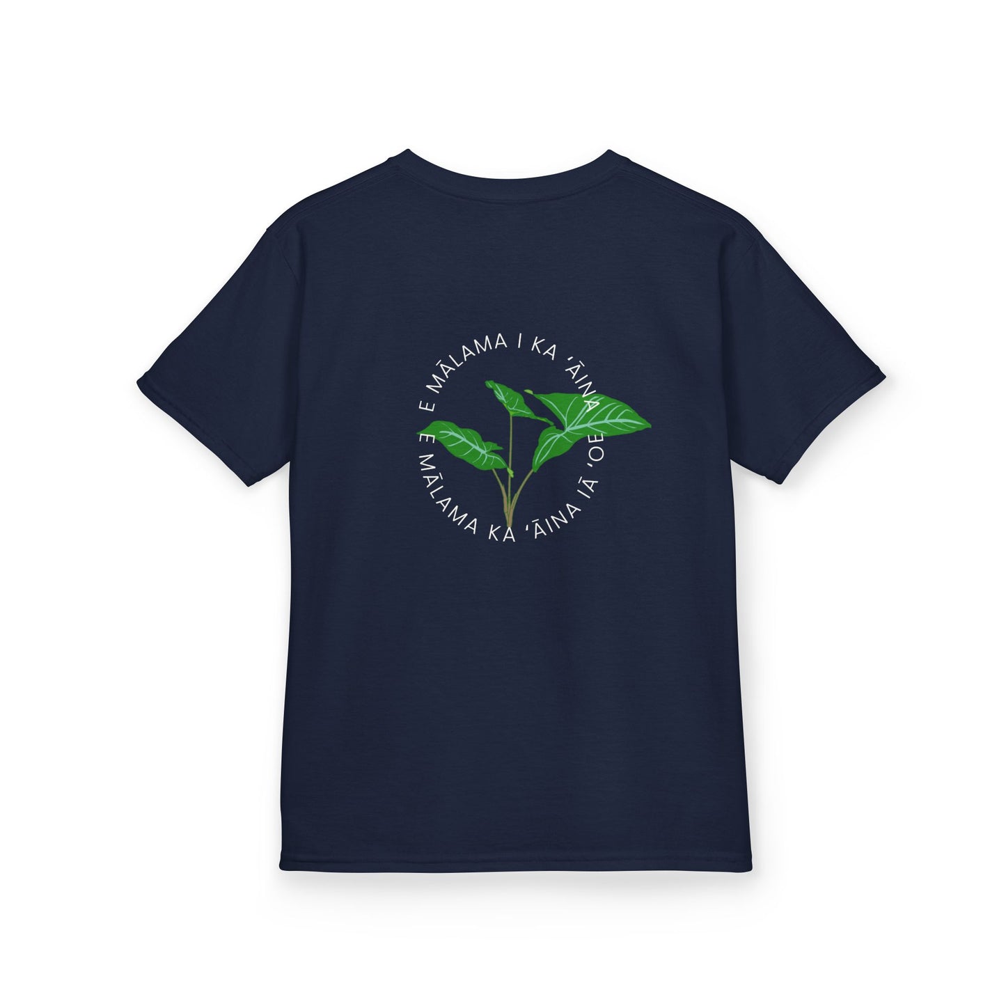 E mālama i ka ʻāina, e mālama ka ʻāina iā ʻoe (Care for the land, and the land will care for you) Youth T-Shirt
