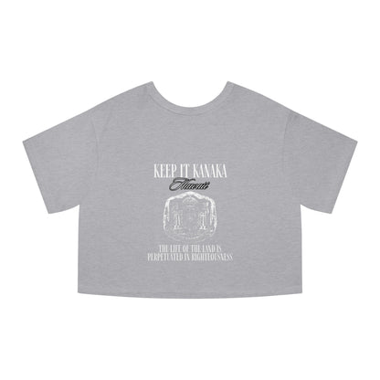Keep It Kanaka Heritage Cropped T-Shirt