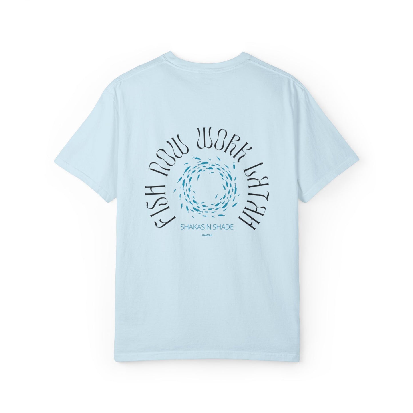 Fish Now Work Latah Mens T-Shirt