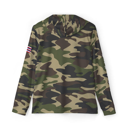 Green Camo Hooded UPF 50+ Sun Shader Shirt