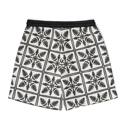 Black Pineapple Quilt Boardshort