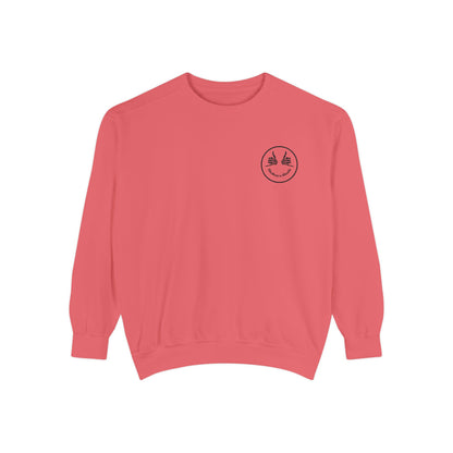 Shakas n Shade Embroidered Crew Neck Womens Sweatshirt