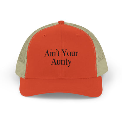 Ain't Your Aunty Snapback Trucker Cap