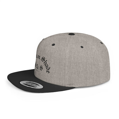 Old E S&S Embroidered Flat Bill Snapback Cap