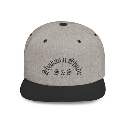 Old E S&S Embroidered Flat Bill Snapback Cap
