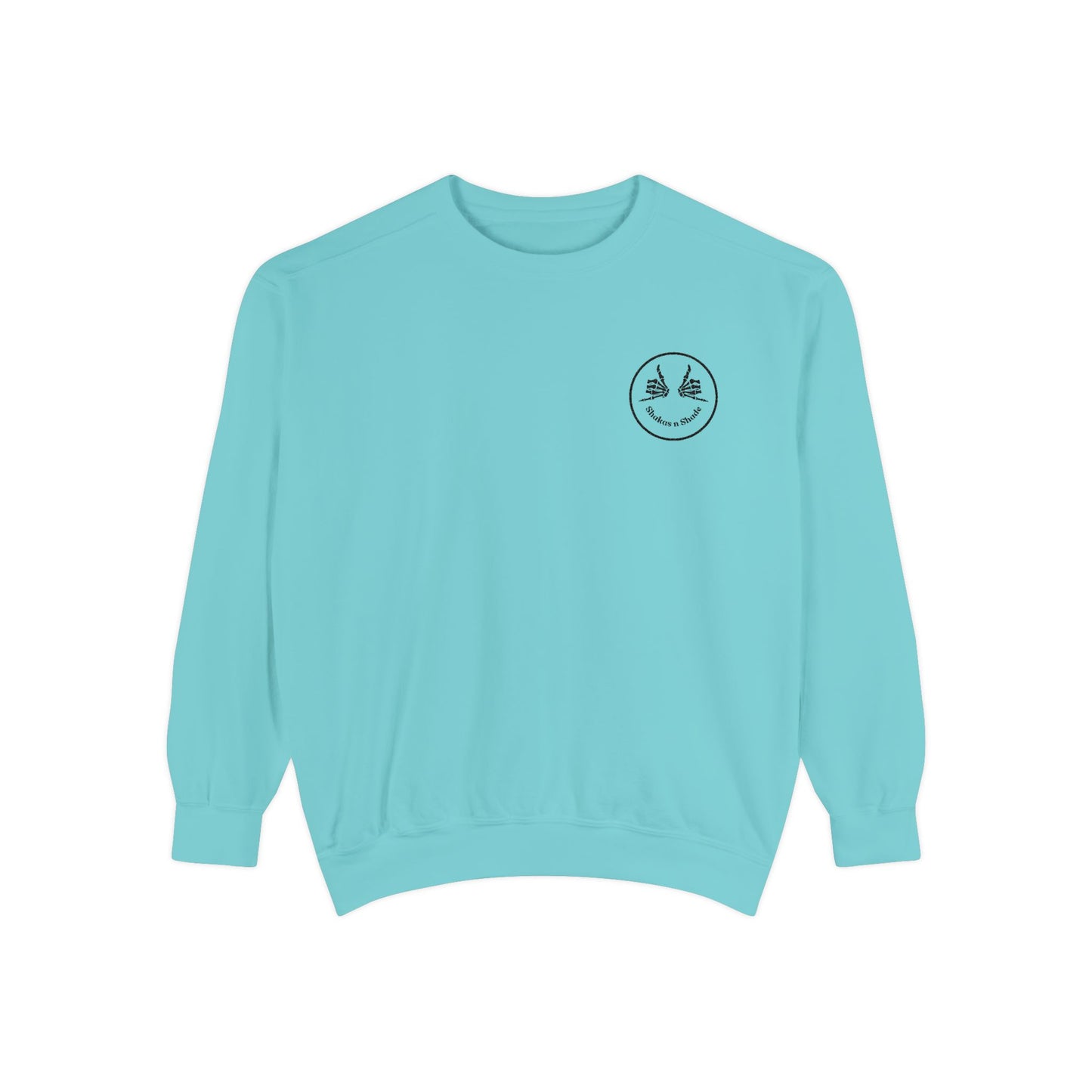 Shakas n Shade Embroidered Crew Neck Womens Sweatshirt