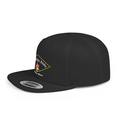 Rooted In Aloha Flat Bill Snapback Cap