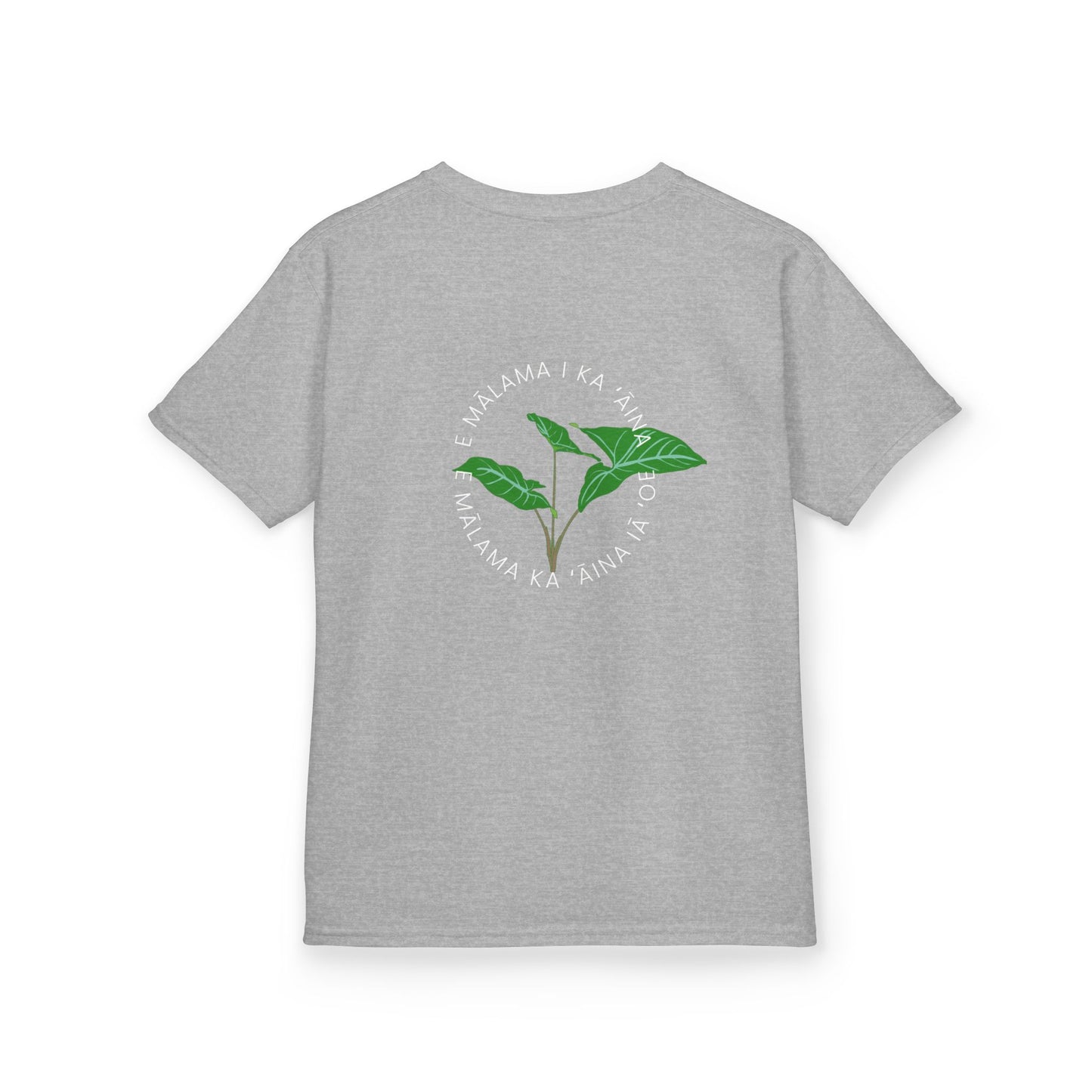 E mālama i ka ʻāina, e mālama ka ʻāina iā ʻoe (Care for the land, and the land will care for you) Youth T-Shirt