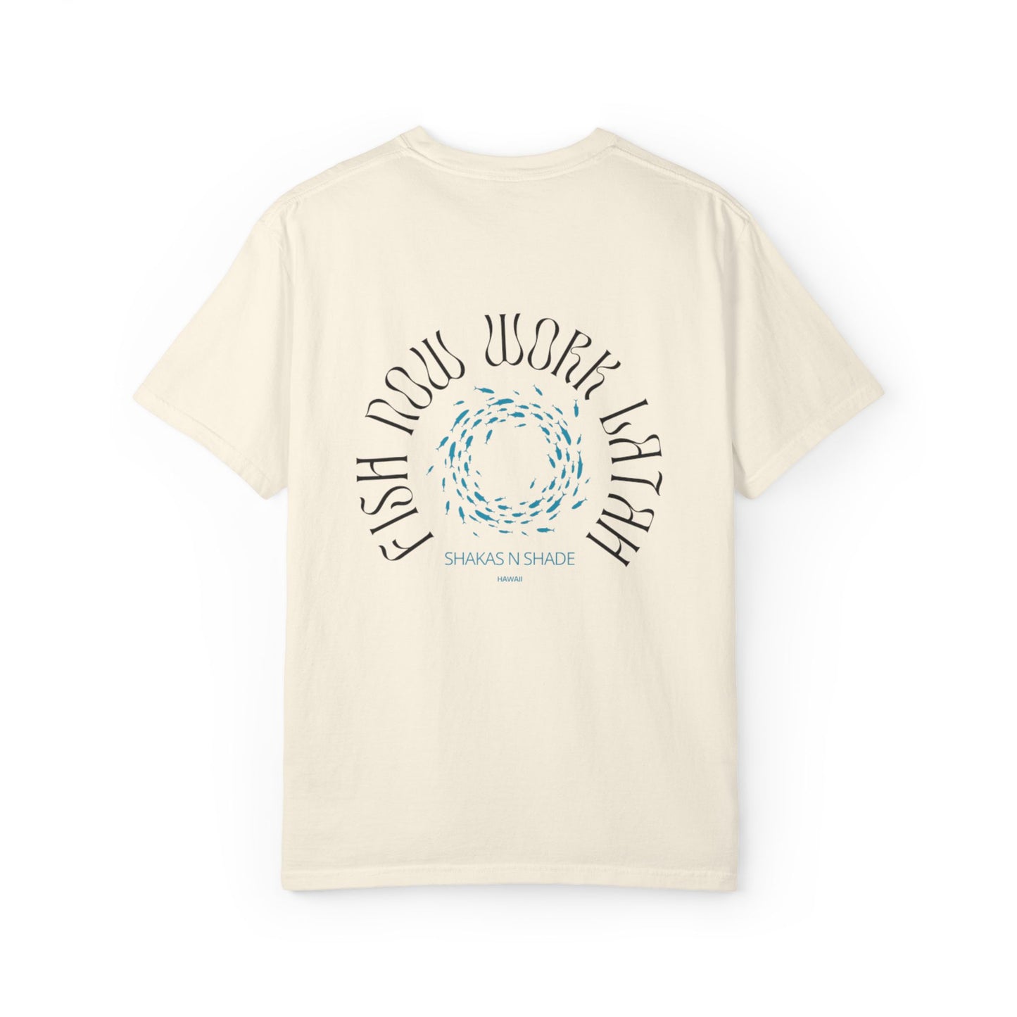 Fish Now Work Latah Mens T-Shirt