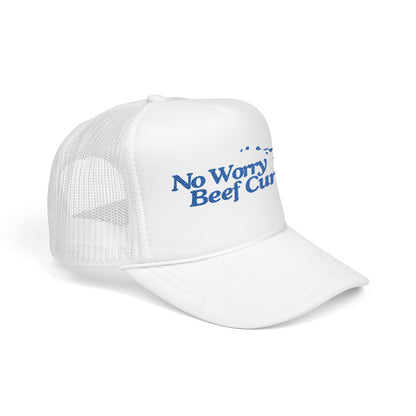 No Worry Beef Curry Embroidered Foam Trucker Hat