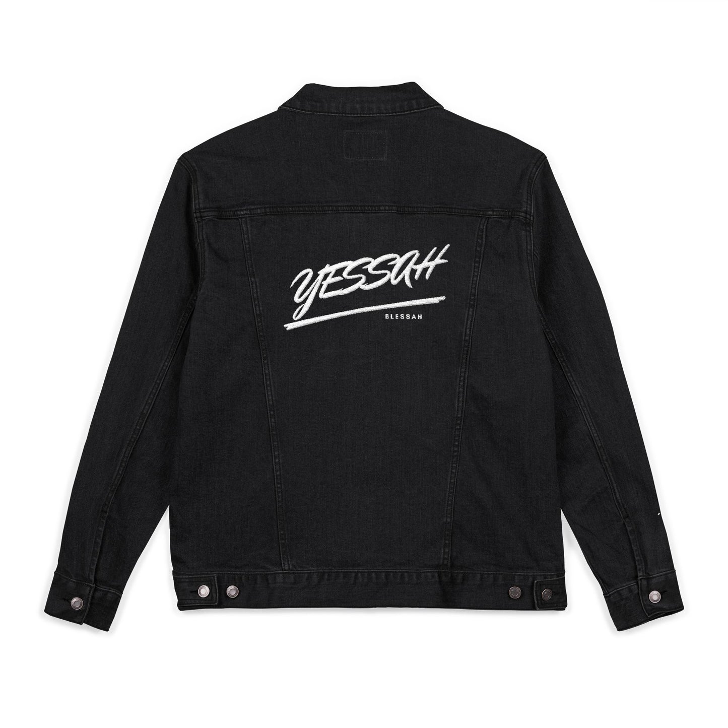 Yessah Blessah Embroidered Denim Jacket
