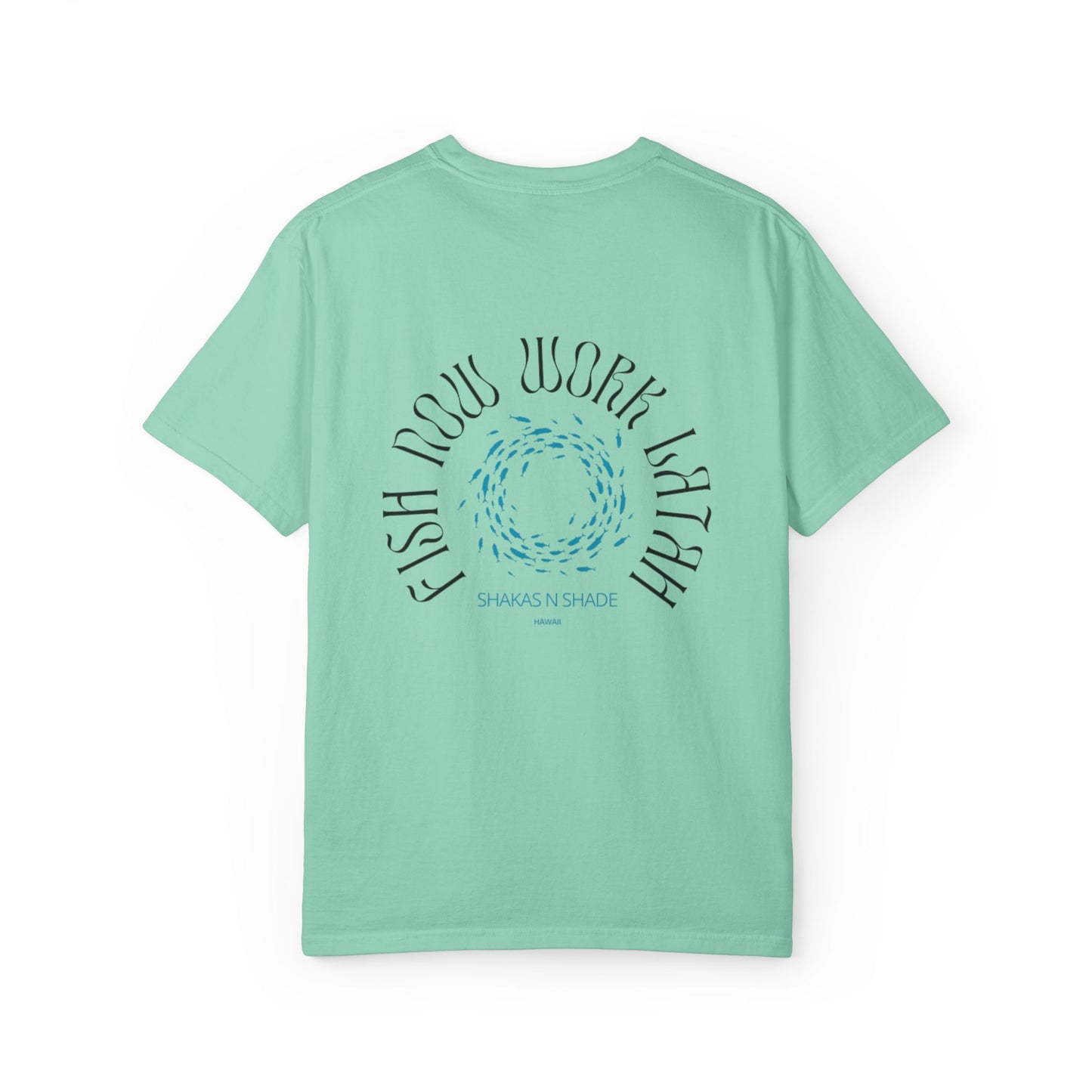 Fish Now Work Latah Mens T-Shirt