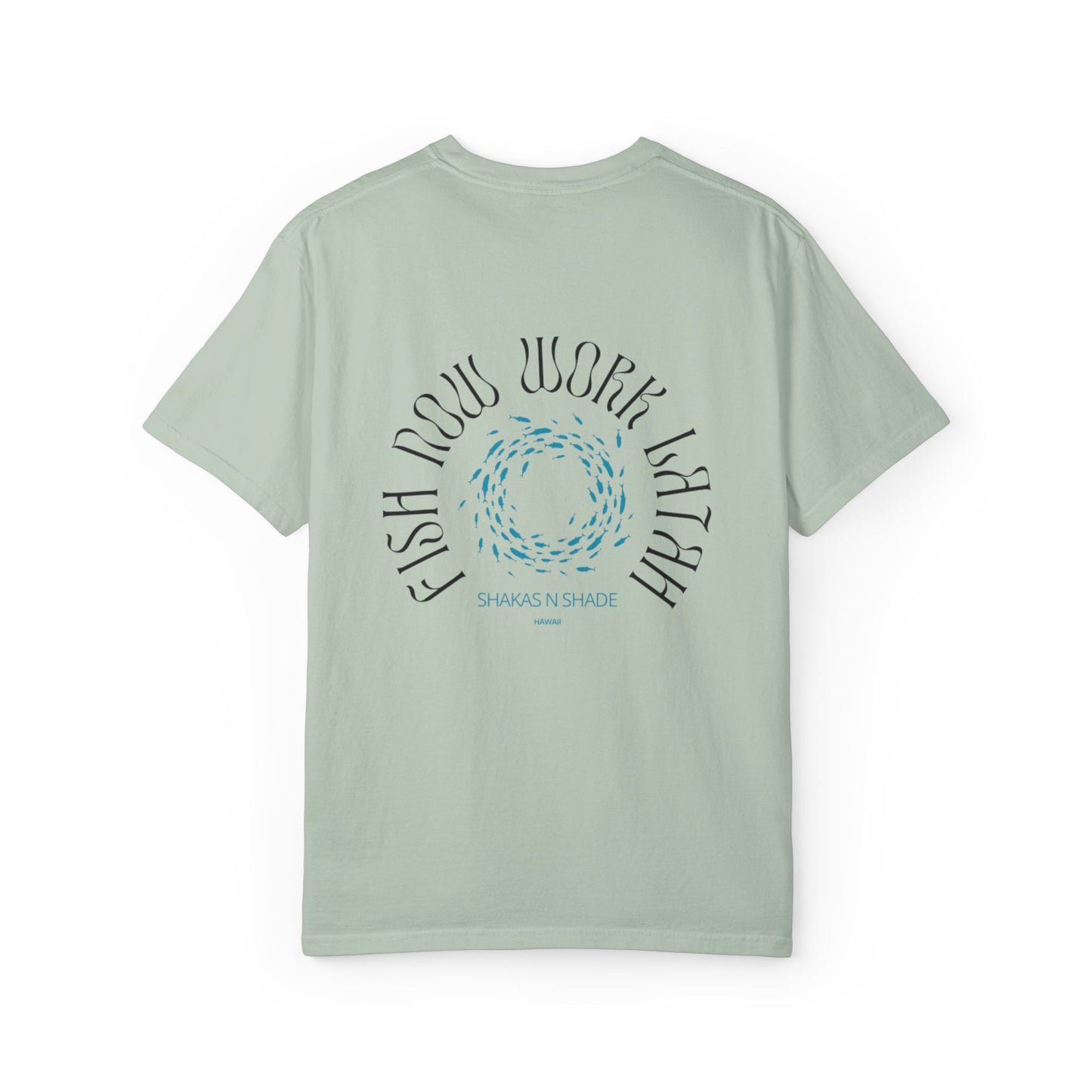 Fish Now Work Latah Mens T-Shirt