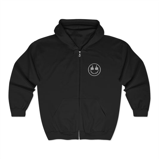 Shakas n Shade Heavy Blend Embroidered Full Zip Hoodie