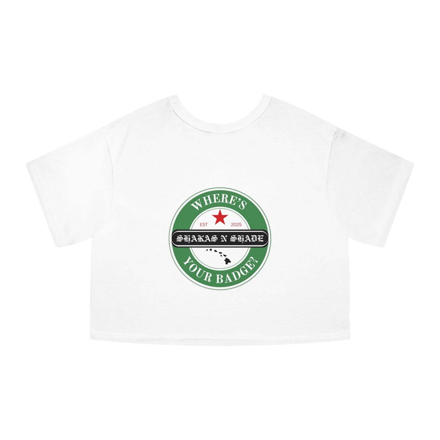 Where's Your Badge Women's Heritage Cropped T-Shirt