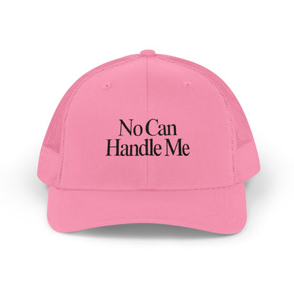 No Can Handle Me Snapback Trucker Cap