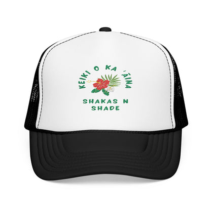 Keiki O Ka ʻĀina Embroidered Foam Trucker Hat