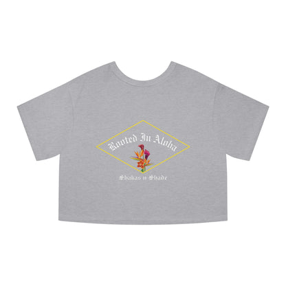 Rooted In Aloha Women's Heritage Cropped T-Shirt