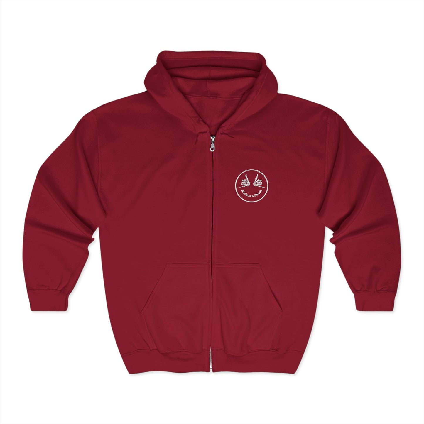 Shakas n Shade Heavy Blend Embroidered Full Zip Hoodie