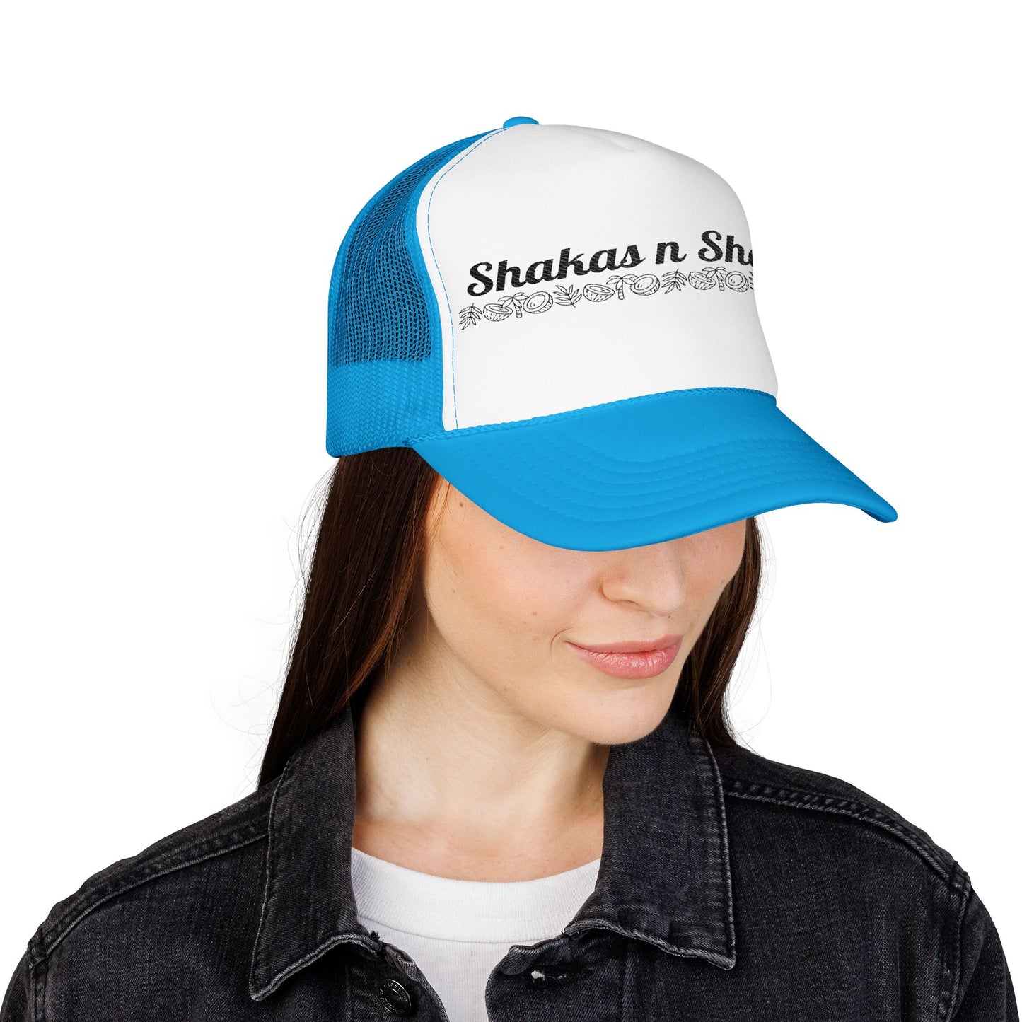 Shakas n Shade Tropical Embroidered Foam Trucker Hat