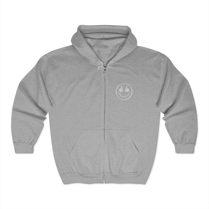 Shakas n Shade Heavy Blend Embroidered Full Zip Hoodie