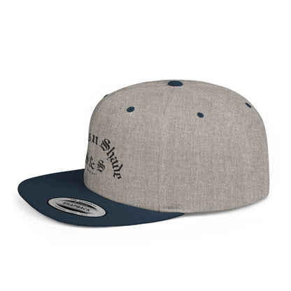 Old E S&S Embroidered Flat Bill Snapback Cap