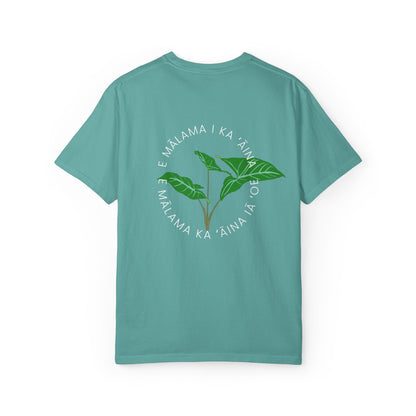 E mālama i ka ʻāina, e mālama ka ʻāina iā ʻoe (Care for the land, and the land will care for you) Mens T-Shirt