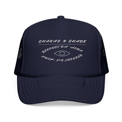 Respect Da ʻĀina Embroidered Foam Trucker Hat