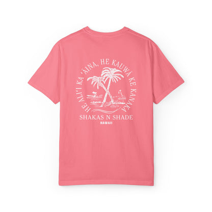 He aliʻi ka ʻāina, he kauwā ke kanaka (The land is chief, man is its servant) Mens T-Shirt