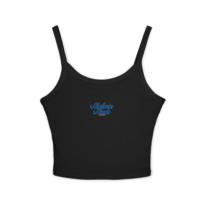 Retro Script Women's Spaghetti Strap Tank Top