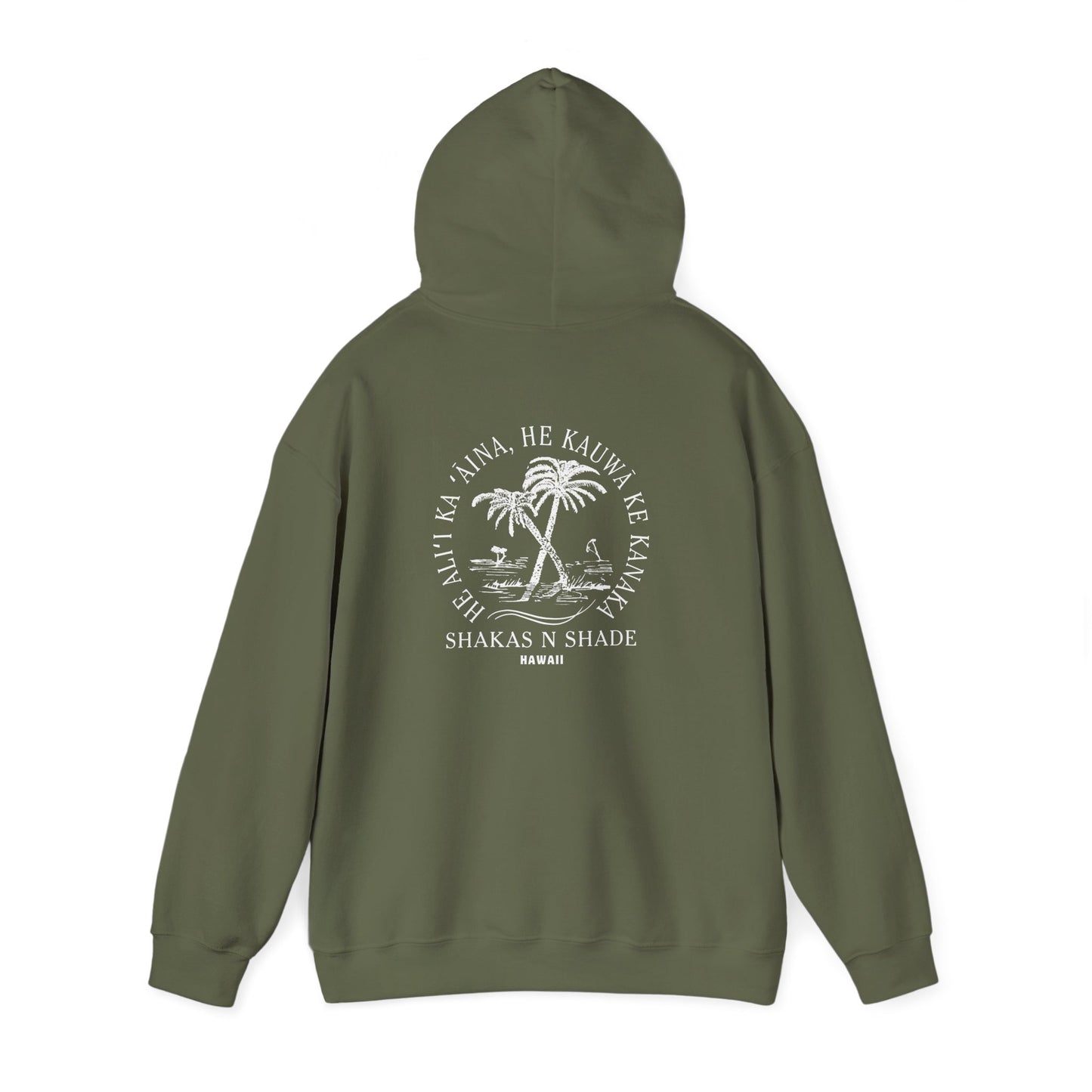 He aliʻi ka ʻāina, he kauwā ke kanaka (The land is chief, man is its servant) Sweatshirt