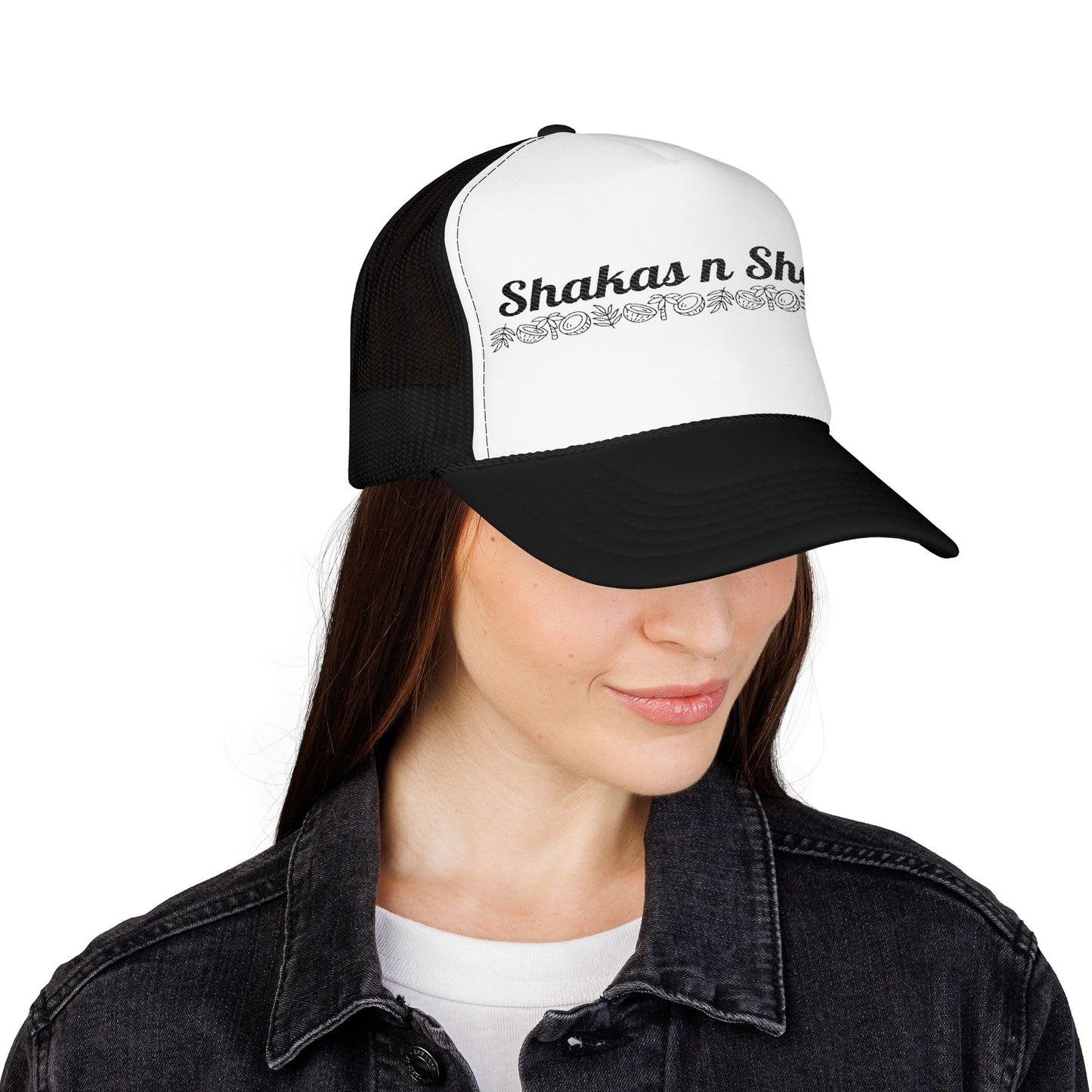 Shakas n Shade Tropical Embroidered Foam Trucker Hat